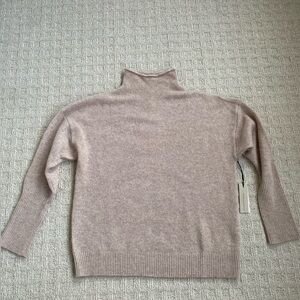Babaton Heather Nomad Taupe 100% Cashmere Sweater - XS
